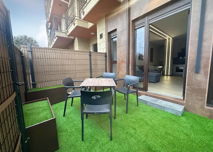 Apartment Flower Deluxe Con Jardin 6082b Noja